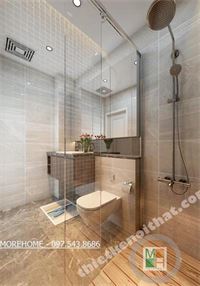 Vách tắm kính biệt thự Mỗ Lao, Hà Đông
