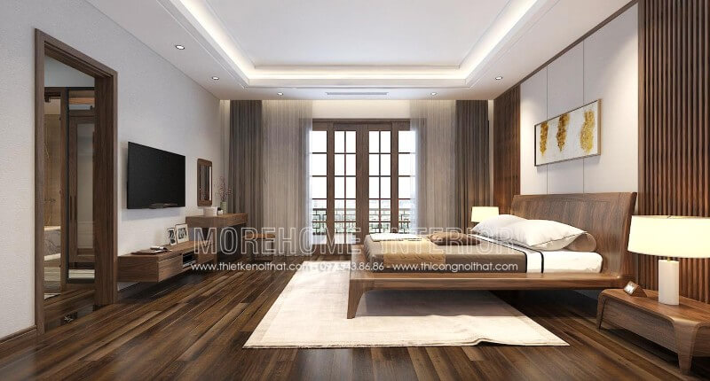 Giường ngủ chung cư hiện đại Giường ngủ chung cư hiện đại