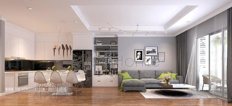 Thiết kế nội thất căn hộ Park hill đẹp Mẫu nội thất chung cư