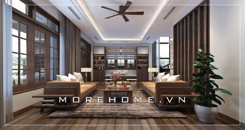 Có một phong cách thiết kế đơn giản nhưng độc đáo khiến bạn cảm thấy ấn tượng, thân thiện khi bước vào căn phòng.